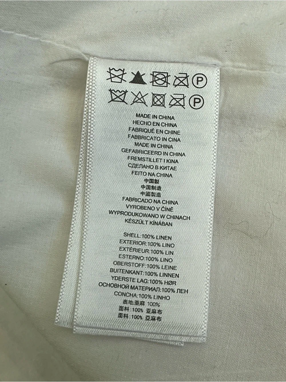 Michael Kors White Linen-Blend Utility Blazer